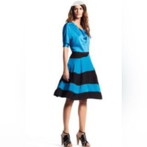 Derek Lam by design nation, Rio de Janeiro blue and black striped skirt Size 8